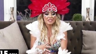 MYLF Of The Month Brazilian Vivianne DeSilva Answers Fan Questions In Her Carnival Costume