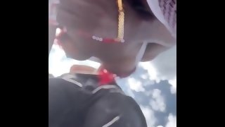 Ts carter takes sexy light skin Dick on the roof