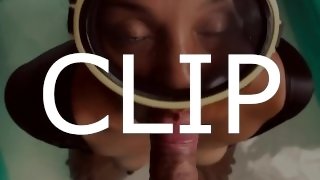CLIP BLOWJOB WITH DIVING MASK