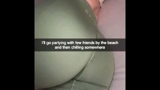 My Girlfriend fucks a Stranger in Public Beach Shower! POV Snapchat Cuckold