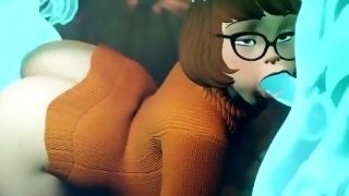 Velma Taged Teamed By Horny Ghosts