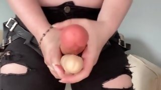 Small Penis Humiliation Blowjob & Pegging teaser