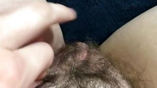 Messing with my Gross Hairy Pussy