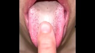 My tongue 003 (tongue fetish, 舌フェチ)