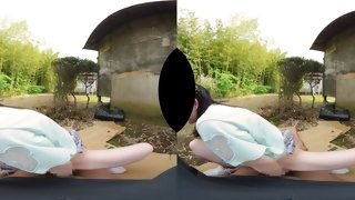 Asian cute teen crazy VR sex video