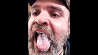 My Friend Brandi thought it'd be Hot to See a Guy with Cum in his Mouth, So I Made Her a Video!