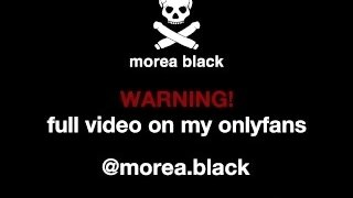 This is how a Pornstar trains her Asshole - Monster Anal Dildo Morea Black