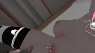 POV Breeding a Slutty Catgirl in Heat (Loud Moaning) VRChat ERP - Preview