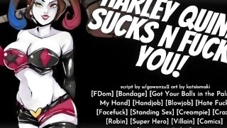 Harley Quinn Captures & Interrogates You With Her Holes!  Erotic ASMR Roleplay for Men