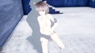 Sakura Segment [v1.0] went outside and found a swimsuit for a girlfriend