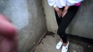 🦶Footjob by unknown insta cutie IN PUBLIC PLACE for $200