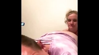 Kinky MiLF cums eating ass for first time