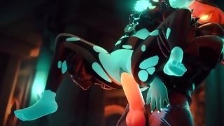 Will-o'-the-wisp Tracer Fucked and Creampied