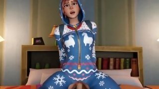 Onesie Riding Cock Before Bed (Fortnite Hentai)