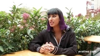 Amateur Solo Girl Masturbates In Public Places - kinky brunette outdoors