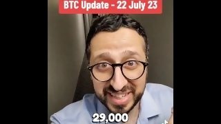 Bitcoin price update 22 July 2023 with stepsister