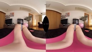 Asian fitness teen VR porn scene