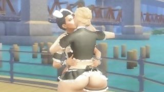 maids French kiss test 1