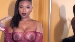 Alternative Ebony Anal Slut Avery Jane fucks her pussy & uses dildo to DP herself & DAP her asshole
