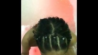 slow motion extreme deepthroat in a jacuzzi with my stepsister