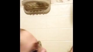 Wife facefuck cum in mouth