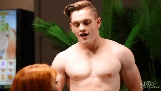 Ginger shemale sodomy fabulous porn video