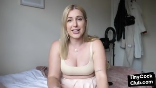 cougar perverted nympho fem talks dirty about tiny dicks