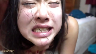 Asian chick in hard amateur porn