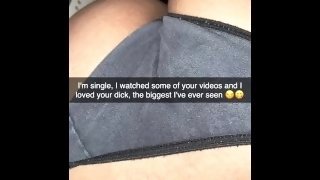 I CREAMPIED My Girlfriend's On SNAPCHAT