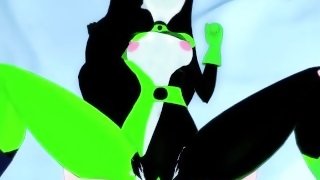 Shego enter to my house so i fucked her  Kim Possible  Hentai uncensored