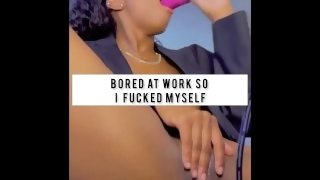 Watch Me Play With My Pussy At Work  OF: Adoreexmo