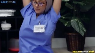 Blonde Nurse Skyla Voxx Jmac - Big ass pawg in cosplay reality hardcore