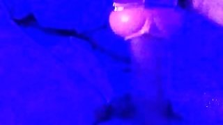 Lots of lube and a sex toy (solo masturbation)