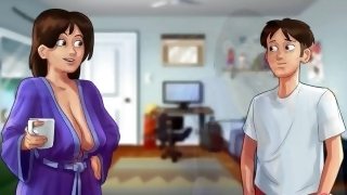 Summertime saga #21 - My stepsister touches my big dick - Gameplay