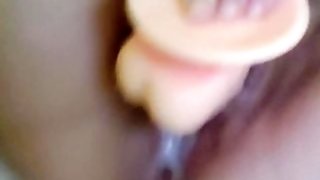 Brunette amateur with big ass dance striptease takes shower and finger her hairy pussy to cum hard