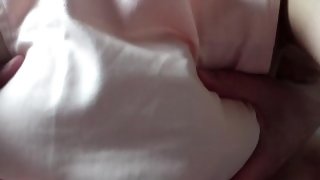 【超高画質・4K】裸エプロン、ローション乳揉み！嫁の乳を揉みまくり My amateur wife has some serious marshmallows! Japanes