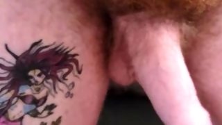 Putting on my cock ring and torturing my throbbing cock with a vibrator