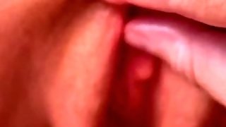 Pussy and Anal Plug Play and fuck in close up perspective