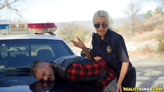MILF cop Bridgette B and Charles Dera Hardcore porn video