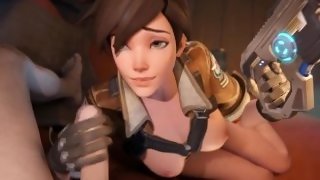 Your Dick is Under Arrest Tracer Blowjob [Grand Cupido]( Overwatch )