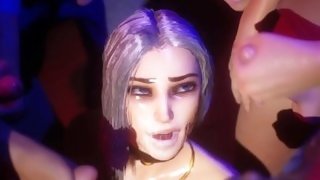 Public Blowjob At Party - Wild Life Story 3D porno 60 FPS - Hentai POV