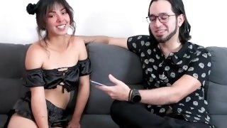 My porn casting. First time fucking in front of a camera, I was really nervous