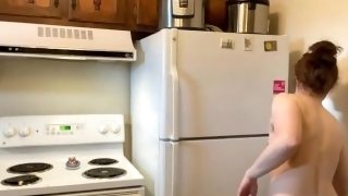 Perfect Tiny Boobs Chef Makes Homemade Jam! Naked in the Kitchen Episode 63