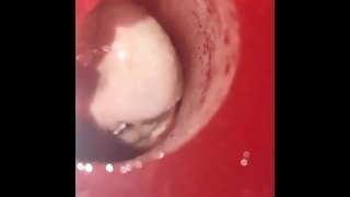 Camera In Vagina with MASSIVE COCK CREAMPIE
