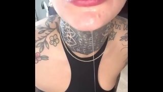 Your giantess Ashley sexy vore and swallow gummy bears