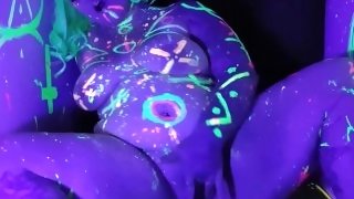 AfterGlow - Blacklight Twerking and Riding with Dahlia Dee