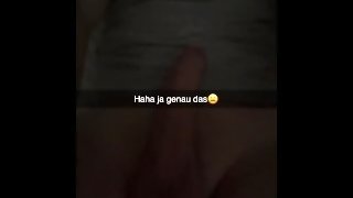 Cheating Girl fucks roommate on Snapchat German