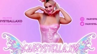 Naughty egirl shows off her tight pussy to you as she masturbates with her jelly dildo - Fairystella
