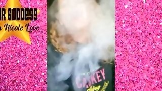 Ms. Dana Nicole catering to your smoking fetish