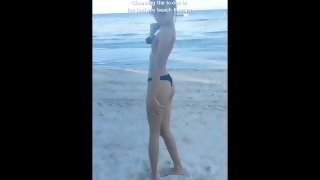Beach day getting hardcore turn if young tatooed Filipina girl will cry because of getting cock